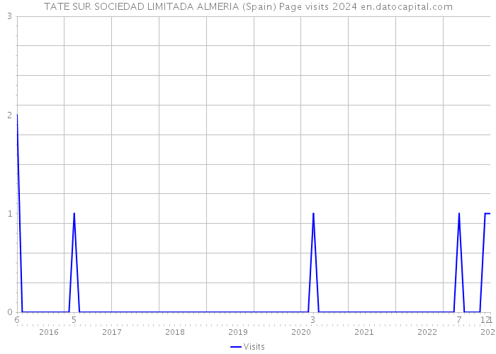 TATE SUR SOCIEDAD LIMITADA ALMERIA (Spain) Page visits 2024 