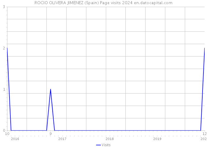 ROCIO OLIVERA JIMENEZ (Spain) Page visits 2024 