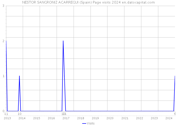 NESTOR SANGRONIZ ACARREGUI (Spain) Page visits 2024 