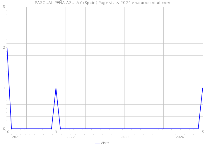 PASCUAL PEÑA AZULAY (Spain) Page visits 2024 