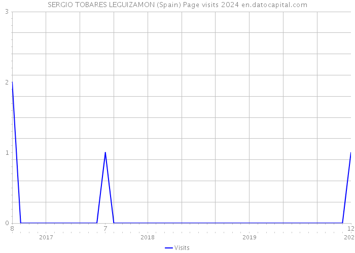 SERGIO TOBARES LEGUIZAMON (Spain) Page visits 2024 