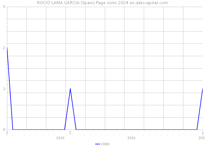ROCIO LAMA GARCIA (Spain) Page visits 2024 