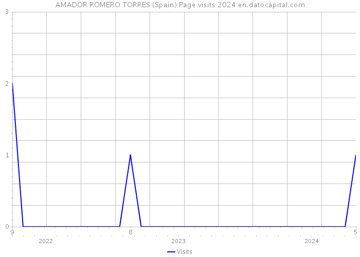 AMADOR ROMERO TORRES (Spain) Page visits 2024 