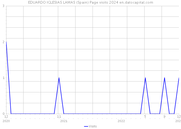 EDUARDO IGLESIAS LAMAS (Spain) Page visits 2024 