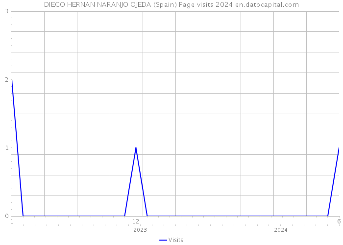 DIEGO HERNAN NARANJO OJEDA (Spain) Page visits 2024 