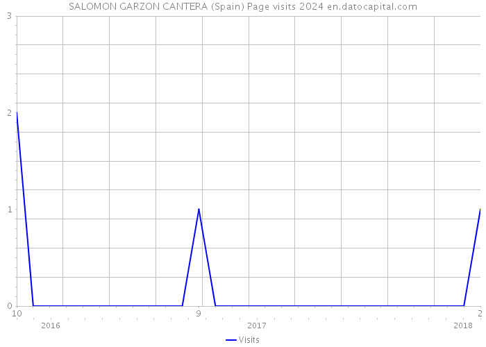 SALOMON GARZON CANTERA (Spain) Page visits 2024 