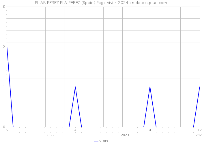 PILAR PEREZ PLA PEREZ (Spain) Page visits 2024 