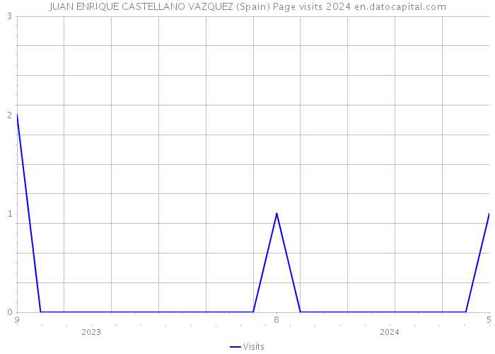 JUAN ENRIQUE CASTELLANO VAZQUEZ (Spain) Page visits 2024 