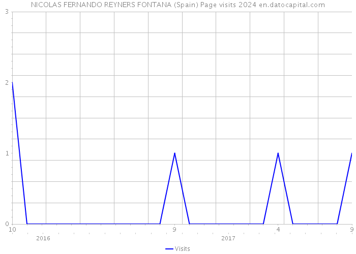 NICOLAS FERNANDO REYNERS FONTANA (Spain) Page visits 2024 