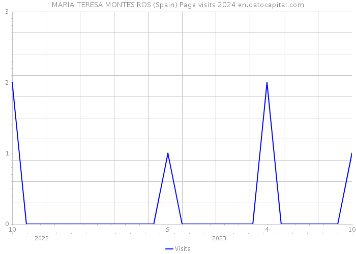MARIA TERESA MONTES ROS (Spain) Page visits 2024 