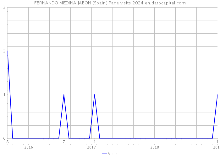 FERNANDO MEDINA JABON (Spain) Page visits 2024 