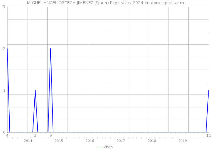 MIGUEL ANGEL ORTEGA JIMENEZ (Spain) Page visits 2024 