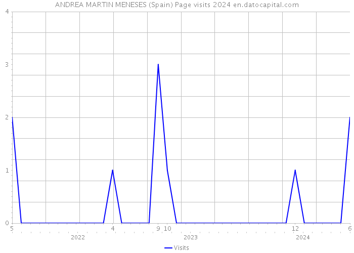 ANDREA MARTIN MENESES (Spain) Page visits 2024 