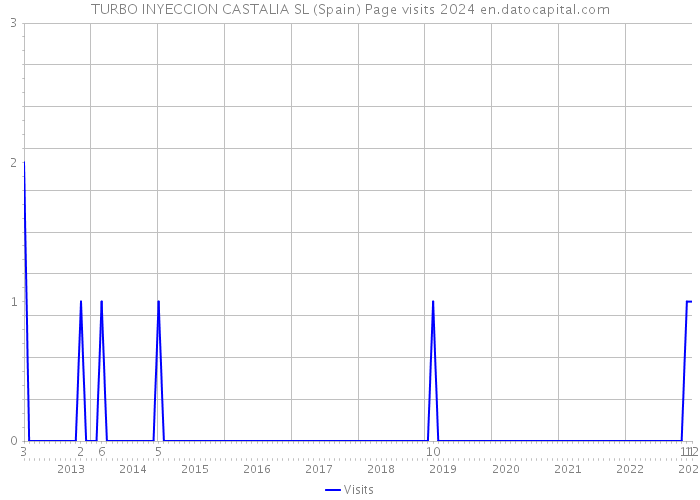 TURBO INYECCION CASTALIA SL (Spain) Page visits 2024 