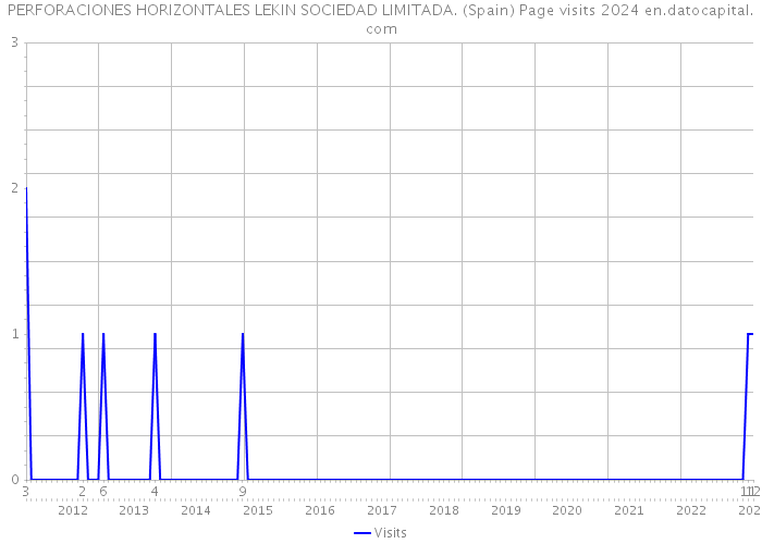 PERFORACIONES HORIZONTALES LEKIN SOCIEDAD LIMITADA. (Spain) Page visits 2024 