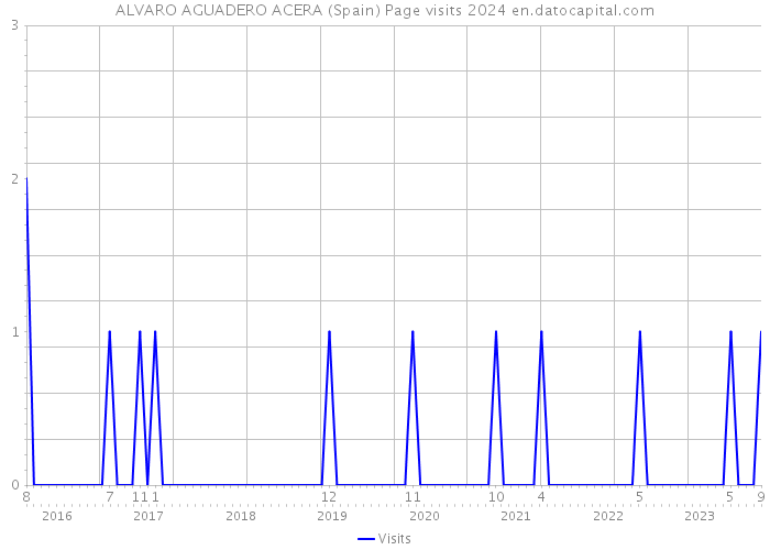 ALVARO AGUADERO ACERA (Spain) Page visits 2024 