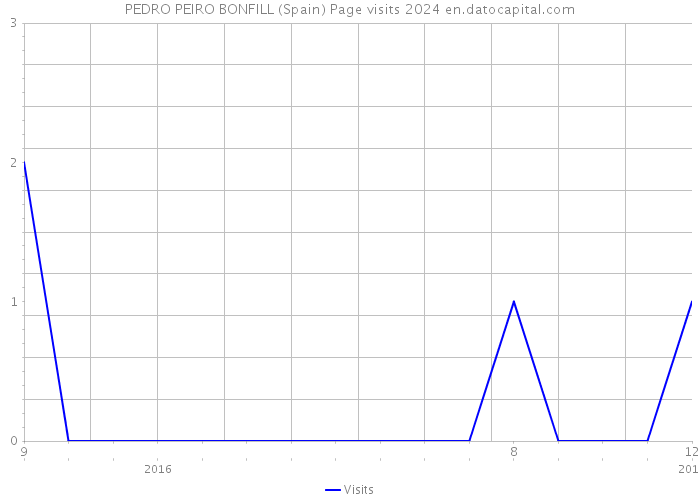 PEDRO PEIRO BONFILL (Spain) Page visits 2024 