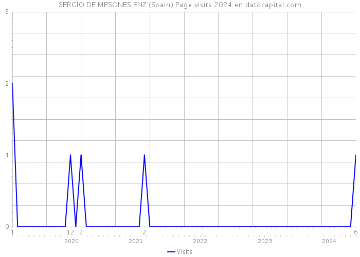 SERGIO DE MESONES ENZ (Spain) Page visits 2024 