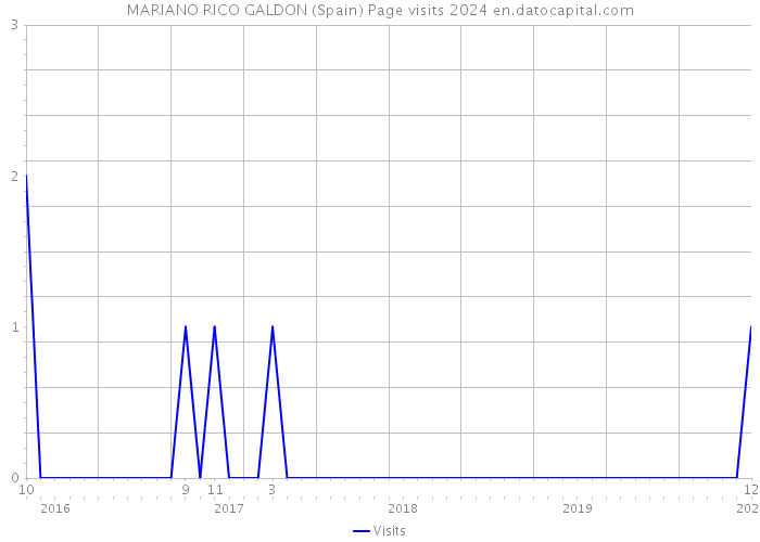 MARIANO RICO GALDON (Spain) Page visits 2024 