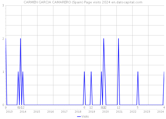 CARMEN GARCIA CAMARERO (Spain) Page visits 2024 