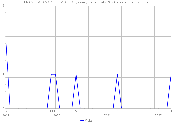 FRANCISCO MONTES MOLERO (Spain) Page visits 2024 