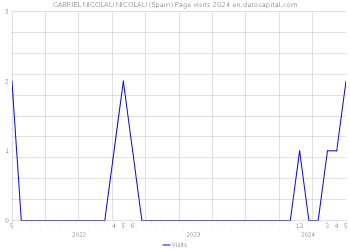 GABRIEL NICOLAU NICOLAU (Spain) Page visits 2024 