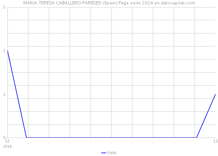 MARIA TERESA CABALLERO PAREDES (Spain) Page visits 2024 