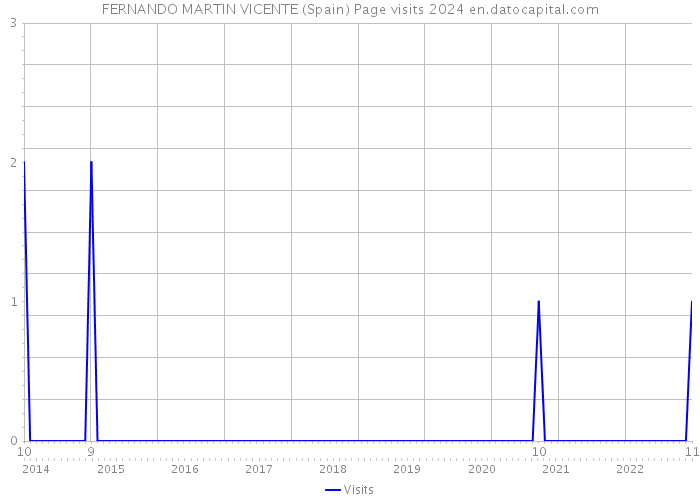 FERNANDO MARTIN VICENTE (Spain) Page visits 2024 