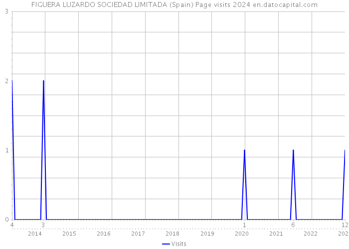 FIGUERA LUZARDO SOCIEDAD LIMITADA (Spain) Page visits 2024 