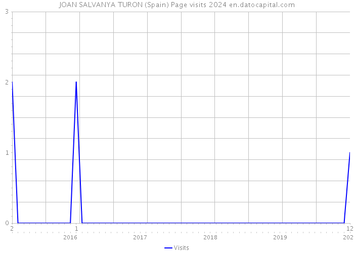 JOAN SALVANYA TURON (Spain) Page visits 2024 