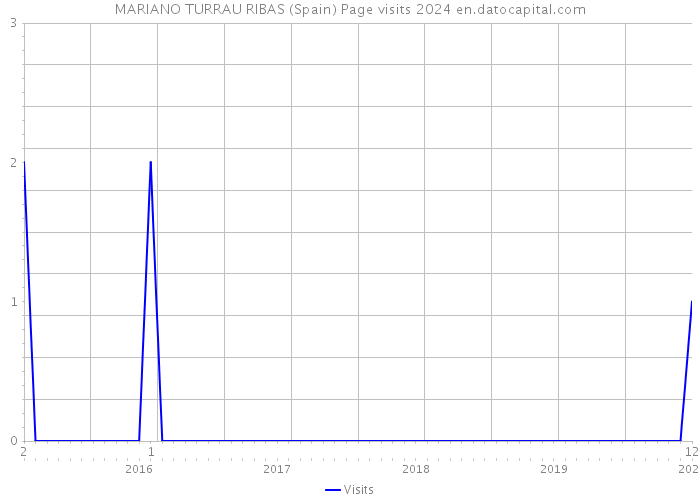 MARIANO TURRAU RIBAS (Spain) Page visits 2024 