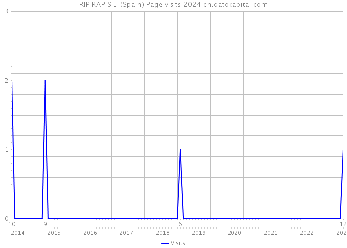 RIP RAP S.L. (Spain) Page visits 2024 
