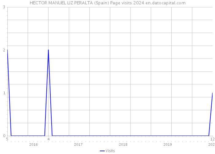 HECTOR MANUEL LIZ PERALTA (Spain) Page visits 2024 