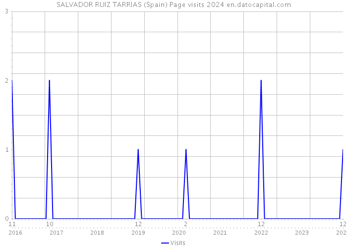 SALVADOR RUIZ TARRIAS (Spain) Page visits 2024 