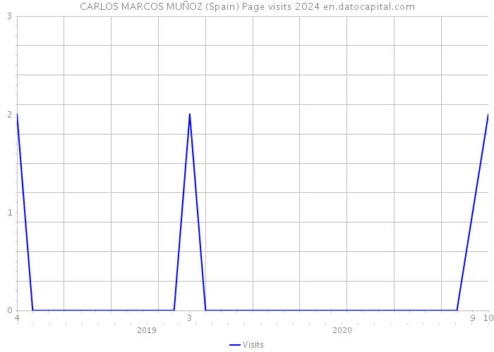 CARLOS MARCOS MUÑOZ (Spain) Page visits 2024 