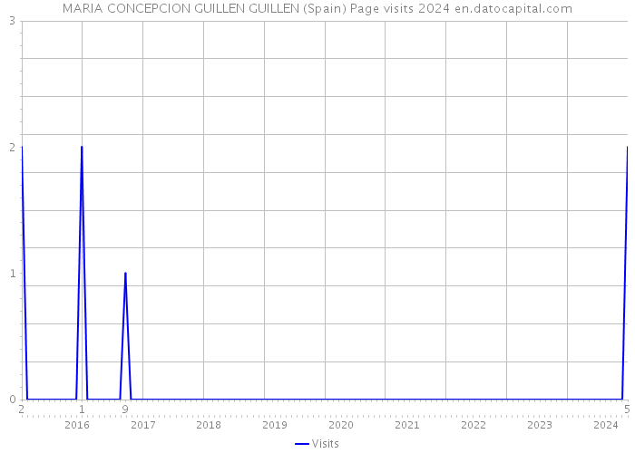 MARIA CONCEPCION GUILLEN GUILLEN (Spain) Page visits 2024 