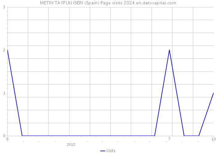 METIN TAYFUN ISERI (Spain) Page visits 2024 