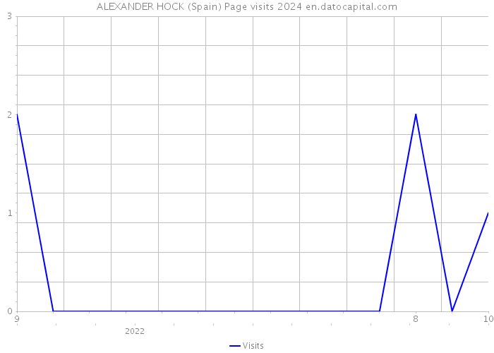 ALEXANDER HOCK (Spain) Page visits 2024 