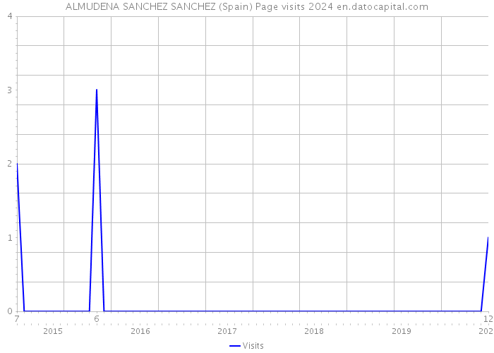 ALMUDENA SANCHEZ SANCHEZ (Spain) Page visits 2024 