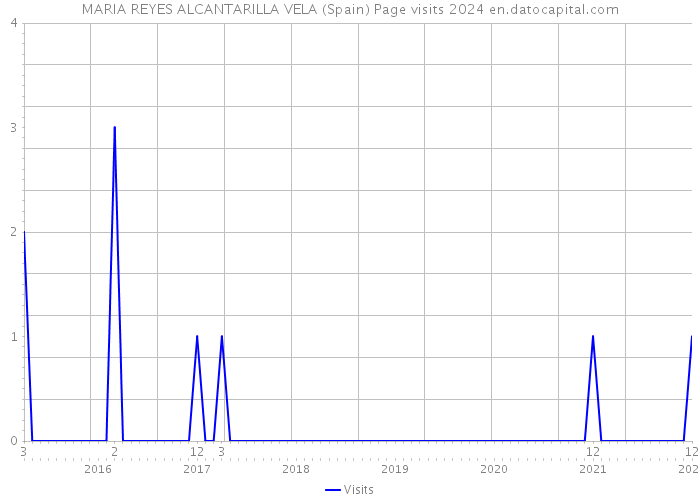 MARIA REYES ALCANTARILLA VELA (Spain) Page visits 2024 