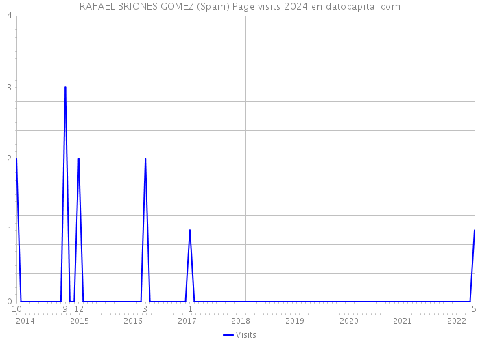 RAFAEL BRIONES GOMEZ (Spain) Page visits 2024 