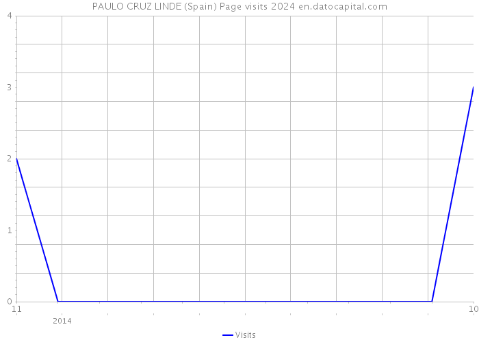 PAULO CRUZ LINDE (Spain) Page visits 2024 
