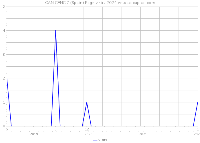 CAN GENGIZ (Spain) Page visits 2024 