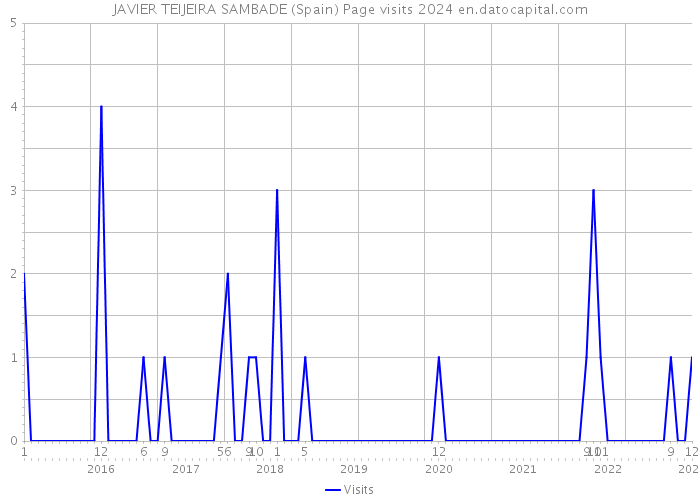 JAVIER TEIJEIRA SAMBADE (Spain) Page visits 2024 