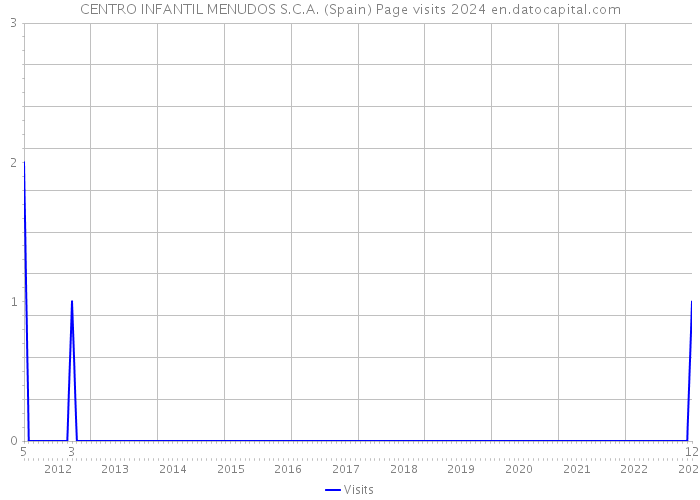 CENTRO INFANTIL MENUDOS S.C.A. (Spain) Page visits 2024 