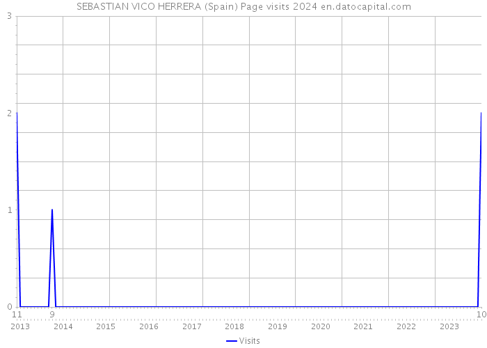 SEBASTIAN VICO HERRERA (Spain) Page visits 2024 