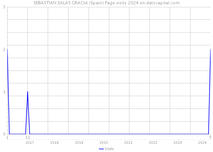 SEBASTIAN SALAS GRACIA (Spain) Page visits 2024 