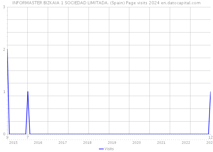 INFORMASTER BIZKAIA 1 SOCIEDAD LIMITADA. (Spain) Page visits 2024 
