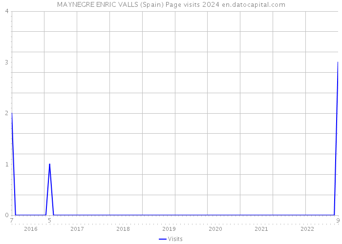 MAYNEGRE ENRIC VALLS (Spain) Page visits 2024 