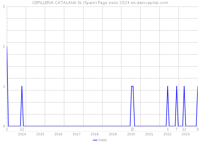 CEPILLERIA CATALANA SL (Spain) Page visits 2024 